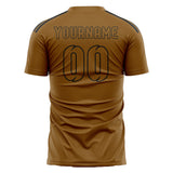 Custom Khaki Khaki Soccer Jersey