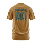 Custom Khaki Blue Green T-Shirt