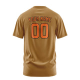 Custom Khaki Orange T-Shirt