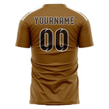 Custom Khaki Brown Soccer Jersey