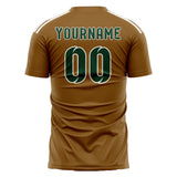 Custom Khaki Green Soccer Jersey