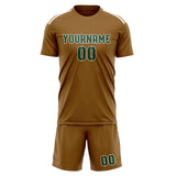 Custom Khaki Green Soccer Set