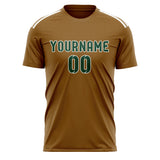 Custom Khaki Green Soccer Jersey