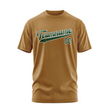 Custom Khaki Green T-Shirt