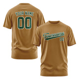 Custom Khaki Green T-Shirt