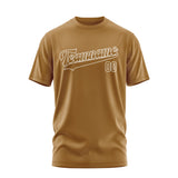 Custom Khaki Khaki T-Shirt