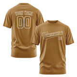 Custom Khaki Khaki T-Shirt