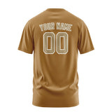 Custom Khaki Light Khaki T-Shirt