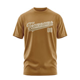 Custom Khaki Light Khaki T-Shirt