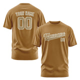 Custom Khaki Light Khaki T-Shirt