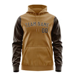 Custom Khaki Brown Hoodie 2222010122B31801