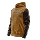 Custom Khaki Brown Hoodie 2222010122B31801