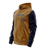 Custom Khaki Navy Hoodie 2222111122B31811