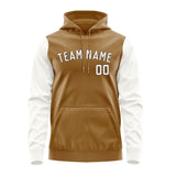 Custom Khaki White Hoodie 2222181822B31718