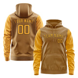 Custom Khaki Yellow Hoodie 2222191922B31719