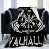 Blanket for Son Gifts, “Victory or Valhalla”, From Mom Dad, Birthday, Graduation, Christmas, Holiday, Motivational Inspirational