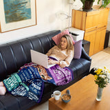 Gifts for Cat Lovers Blanket - There Was a Girl Who Really Loved Cats It Was Me The End. - From Parents, Birthday, Christmas, Everyday Encouragement, Inspirational