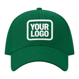 Custom Dark Green Pale Ice Blue Hat