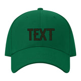 Custom Dark Green White Hat