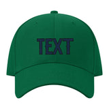 Custom Dark Green Pink Hat 22B21710