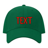 Custom Dark Green Lavender Gray Hat