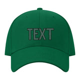 Custom Dark Green Slate Gray Hat 22B21727