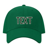 Custom Dark Green Red Hat