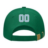 Custom Dark Green Dark Grey Hat 22B21808