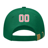 Custom Dark Green Light Emerald Green Hat 22B21821