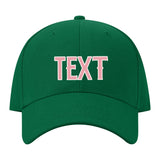 Custom Dark Green Light Emerald Green Hat