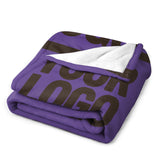 Custom Lavender Brown Blanket