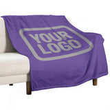 Custom Lavender Gray Blanket