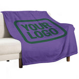 Custom Lavender Moss Green Blanket