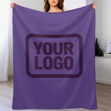 Custom Lavender Purple Blanket