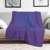 Custom Lavender Sky Blue Blanket