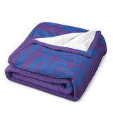 Custom Lavender Sky Blue Blanket