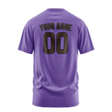 Custom Light Purple Brown T-Shirt
