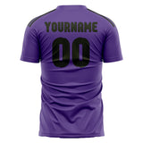Custom Light Purple Olive Soccer Jersey