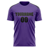 Custom Light Purple Olive Soccer Jersey