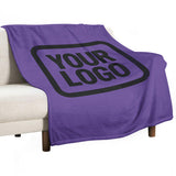 Custom Lavender Black Blanket