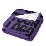 Custom Lavender Black Blanket