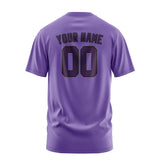 Custom Light Purple Purple T-Shirt