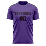 Custom Light Purple Purple Soccer Jersey
