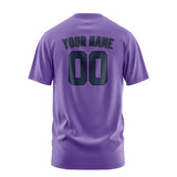 Custom Light Purple Blue T-Shirt