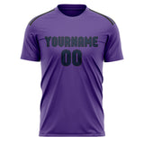 Custom Light Purple Blue Soccer Jersey