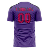 Custom Light Purple Pink Soccer Jersey