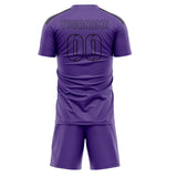 Custom Light Purple Light Purple Soccer Set