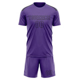 Custom Light Purple Light Purple Soccer Set