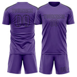 Custom Light Purple Light Purple Soccer Set