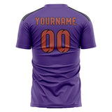 Custom Light Purple Copper Rose Soccer Jersey